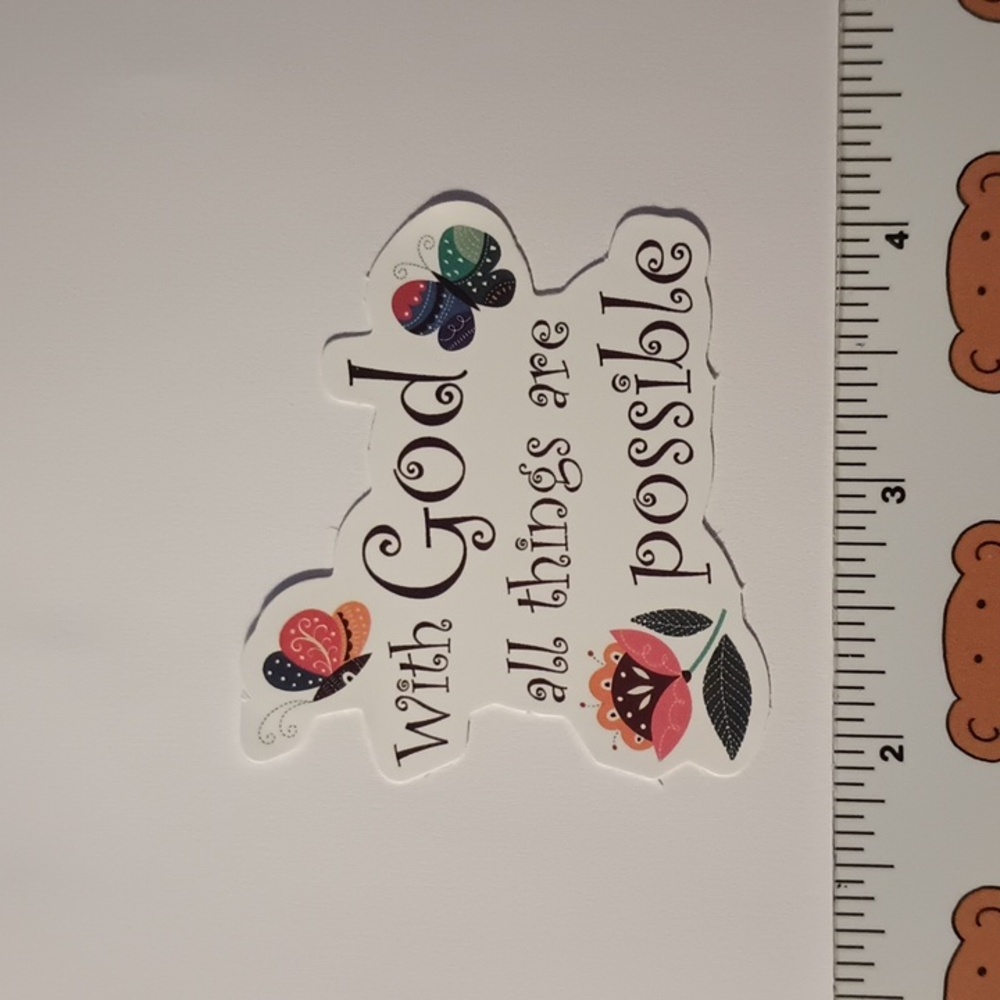 10/$10 Inspirational Bible Verse Jesus Biblical God Faith Heaven Sticker Decal